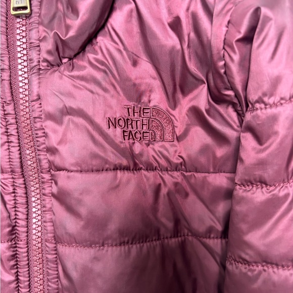 The North Face Girl’s Maroon Mossbud Swirl Insulated Reversible Jacket M 10/12 - Picture 5 of 16